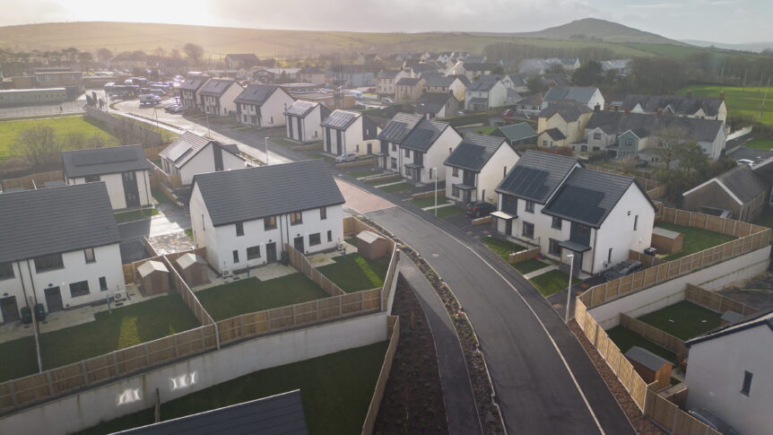 Celebrating completion of 41 energy efficient new homes in north Pembrokeshire